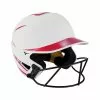 Mizuno F6 Matte Fastpitch Batting Helmet - White/Red -Outlet Apparel Store 380392 0010 067561aa 8376 4f40 9e56 7acdb903dc1b