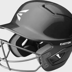 Easton Alpha T-Ball Batting Helmet With Mask - Black