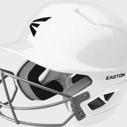 Easton Alpha T-Ball Batting Helmet With Mask - White