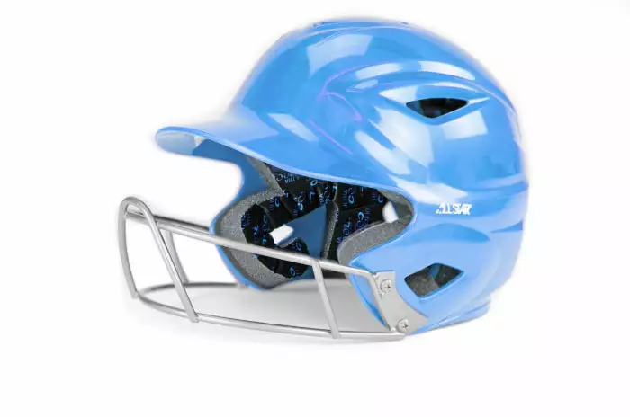 All-Star All Star S7™ Solid Gloss Adult Fastpitch Batting Helmet - Columbia 3 All-Star All Star S7™ Solid Gloss Adult Fastpitch Batting Helmet - Columbia