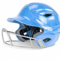 All-Star All Star S7™ Solid Gloss Youth Fastpitch Batting Helmet - Columbia