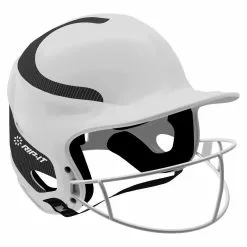 Rip-It Vision Classic Pinstripe Fastpitch Batting Helmet - White/Black
