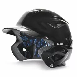 All-Star All Star S7™ Solid Gloss Youth Batting Helmet - Black