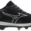 Mizuno 9 Spike Advanced Sweep 6 Low Softball Cleat - 320662 Black/White -Outlet Apparel Store image 858