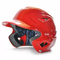 All-Star All Star S7™ Solid Gloss Youth Batting Helmet - Red